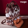 Wrangler Aztec Southwestern Print Diaper Bag - Broken horn