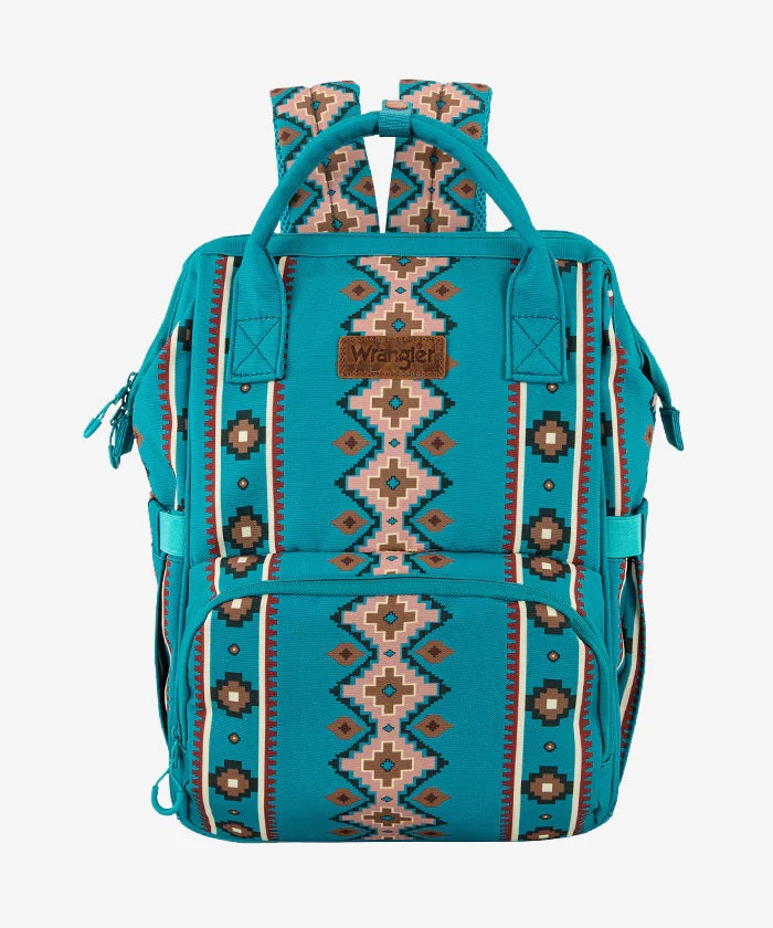 Wrangler Aztec Southwestern Print Diaper Bag – Broken horn