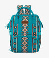 Wrangler Aztec Southwestern Print Diaper Bag - Broken horn
