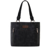 Wrangler Braided Detail Multi Pockets Concealed Carry Tote - Broken horn