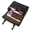 Wrangler Genuine Leather Weatern Vintage Tooled Bag - Broken horn