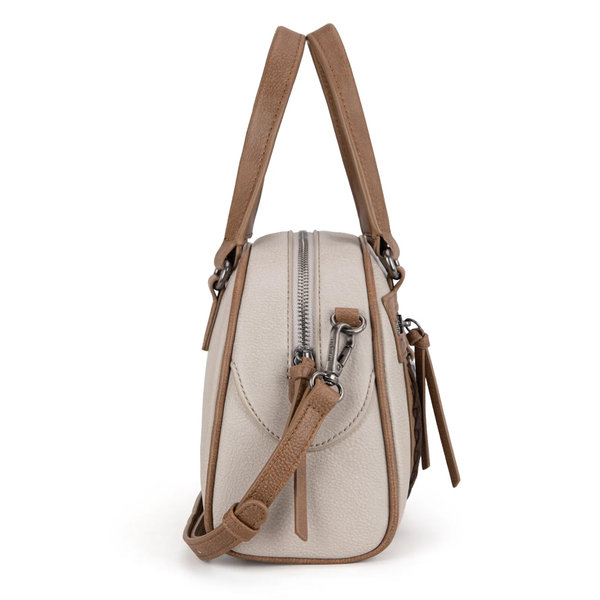 Wrangler Whipstitch Collection Satchel/Crossbody Bag - Broken horn
