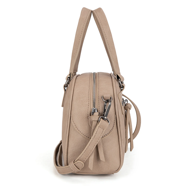 Wrangler Whipstitch Collection Satchel/Crossbody Bag - Broken horn