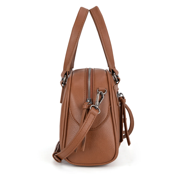 Wrangler Whipstitch Collection Satchel/Crossbody Bag - Broken horn