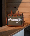 Wrangler Canvas Mini Tote/Crossbody - Broken horn