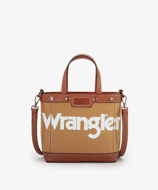 Wrangler Canvas Mini Tote/Crossbody - Broken horn