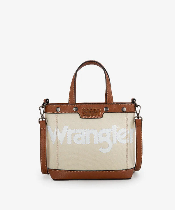 Wrangler Canvas Mini Tote/Crossbody - Broken horn