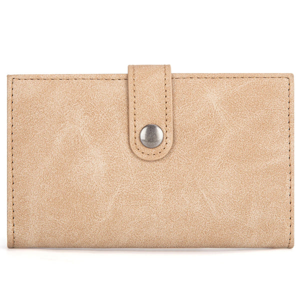 Wrangler Genuine Hair-On Cowhide Card Holder Bi-Fold Wallet - Broken horn