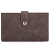 Wrangler Genuine Hair-On Cowhide Card Holder Bi-Fold Wallet - Broken horn