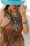 Ladies Suede Dress - Broken horn