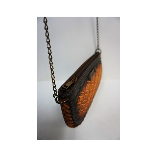 Canek All Leather Clutch Bag - Broken horn