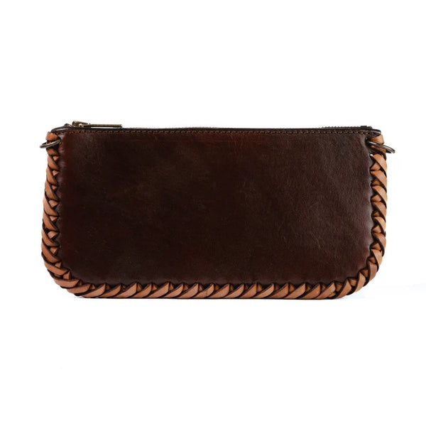 Canek All Leather Clutch Bag - Broken horn
