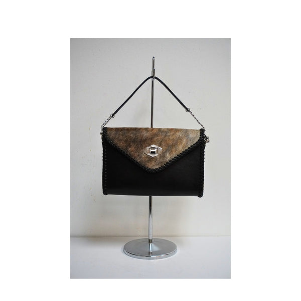 Litza Purse w/Cowhide Flap - Broken horn