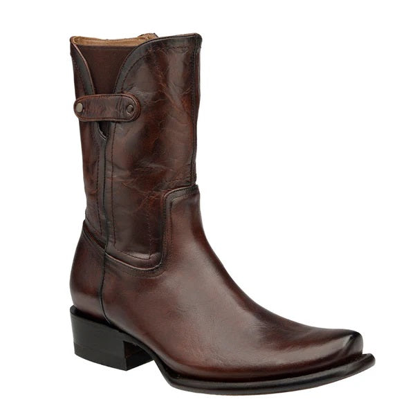Rio Grande Marco Casual Leather Boots - Square Toe - Broken horn