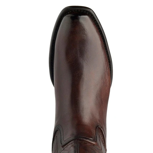 Rio Grande Marco Casual Leather Boots - Square Toe - Broken horn