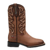 Rio Grande Michigan Western Boots - Wide Square Toe - Broken horn