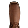 Rio Grande Michigan Western Boots - Wide Square Toe - Broken horn