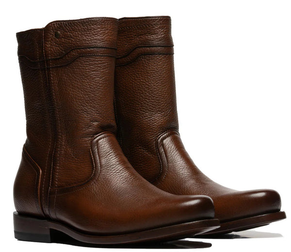Rio Grande Legado -  Enzo Urban Boot in Deer Leather - Broken horn