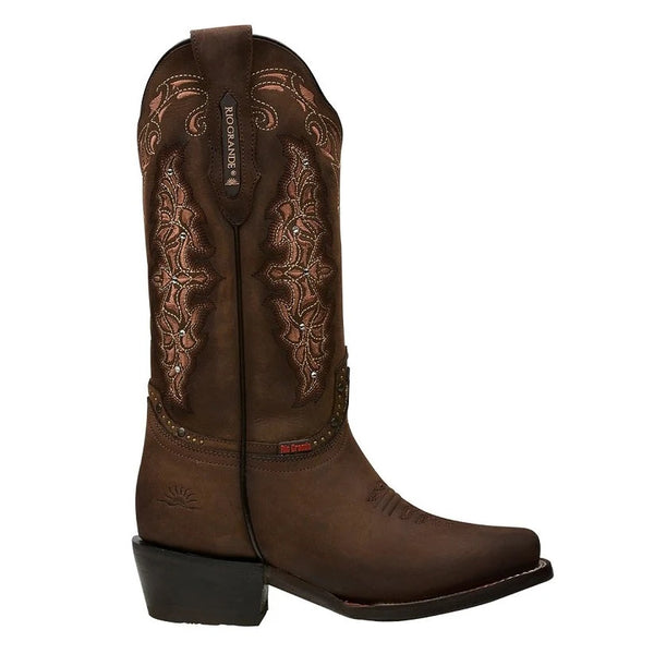 Rio Grande Belinda Cowgirl Boot - Broken horn