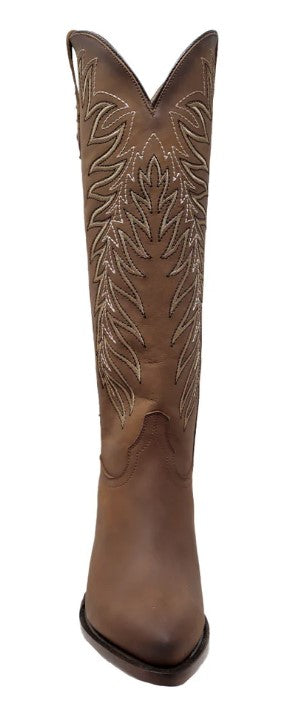Rio Grande Elena Knee High Boot - Broken horn
