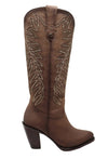 Rio Grande Elena Knee High Boot - Broken horn