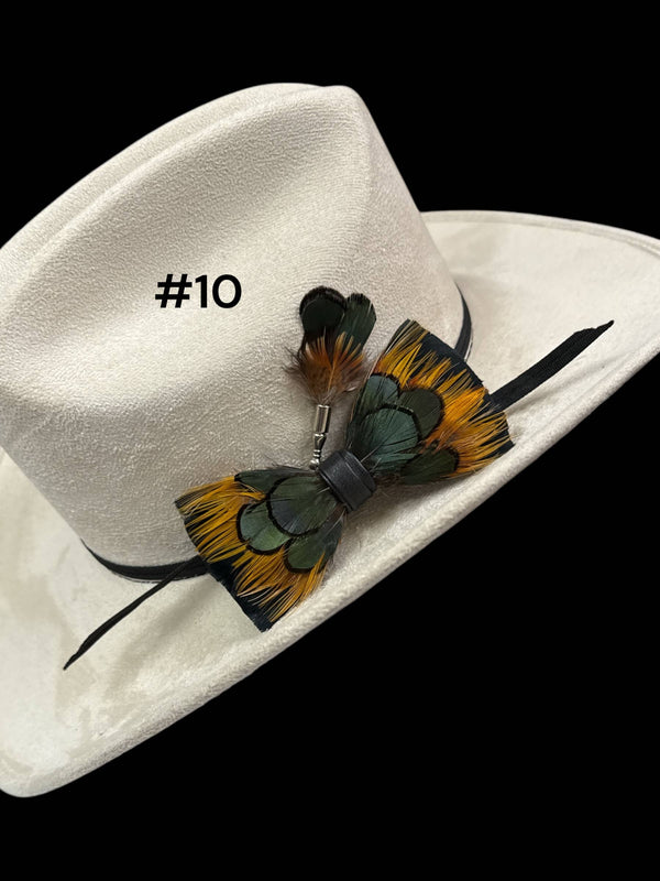 Feather Bow plus Small feather - Broken horn