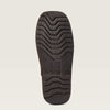 Ariat Boys Patriot Square Toe Slipper - Dusty Brown Suede - Broken horn