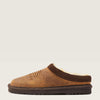 Ariat Boys Patriot Square Toe Slipper - Dusty Brown Suede - Broken horn
