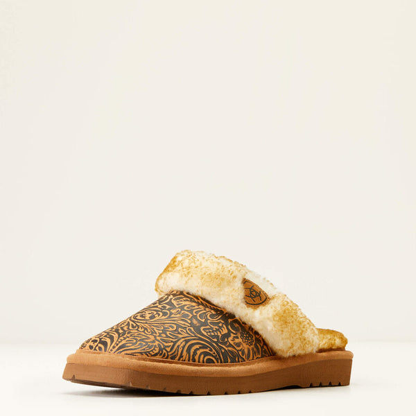 Ariat Jackie Square Toe Slipper - Broken horn