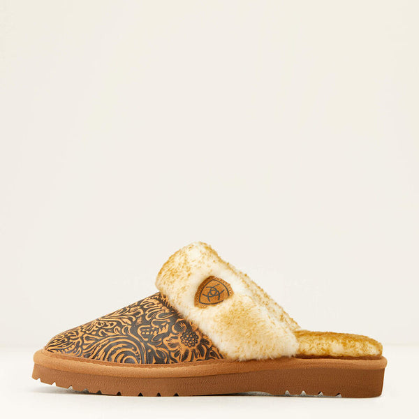 Ariat Jackie Square Toe Slipper - Broken horn