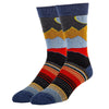 Midnight Sky's | Men's Premium Cotton Crew Socks - Broken horn