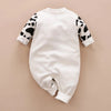 Baby Cow Print Jumpsuit - Broken horn