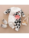 Baby Cow Print Jumpsuit - Broken horn