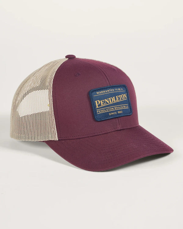 Classic Pendleton Patch Trucker Cap - Broken horn