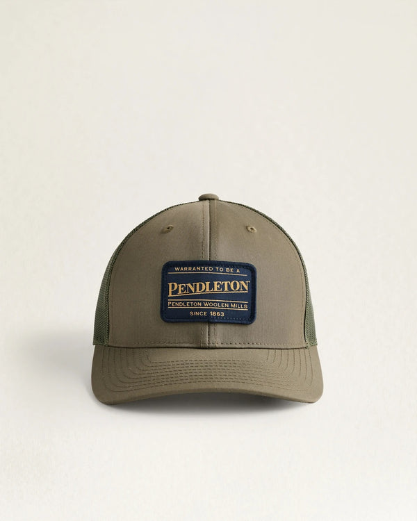 Classic Pendleton Patch Trucker Cap - Broken horn