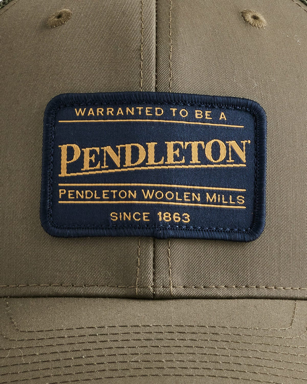 Classic Pendleton Patch Trucker Cap - Broken horn
