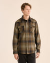 Pendleton Men's Plaid Snap Front Western Canyon Shirt - Broken horn