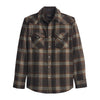 Pendleton Men's Plaid Snap Front Western Canyon Shirt - Broken horn