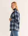 Pendleton Women's Boyfriend Board Shirt - Blue Mix Ombre - Broken horn
