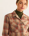 Pendleton Women's Boyfriend Board Shirt - Copper Gold Ombre - Broken horn