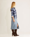 Pendleton Women's Snap Front Canyon Shirt - Blue Ombre Mix - Broken horn