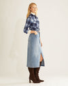 Pendleton Women's Snap Front Canyon Shirt - Blue Ombre Mix - Broken horn