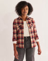 Pendleton Women's Snap Front Canyon Shirt - Red/Navy Ombre - Broken horn