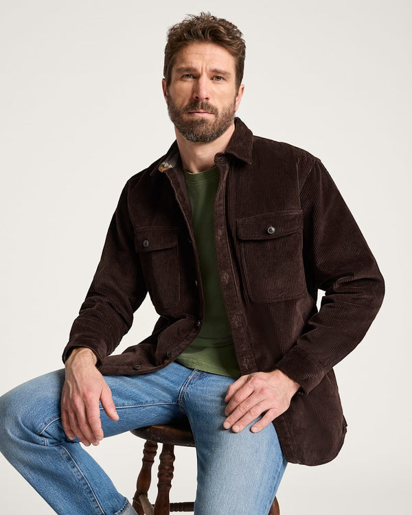 Pendleton Men's Belmont Corduroy Shirt Jacket - Broken horn