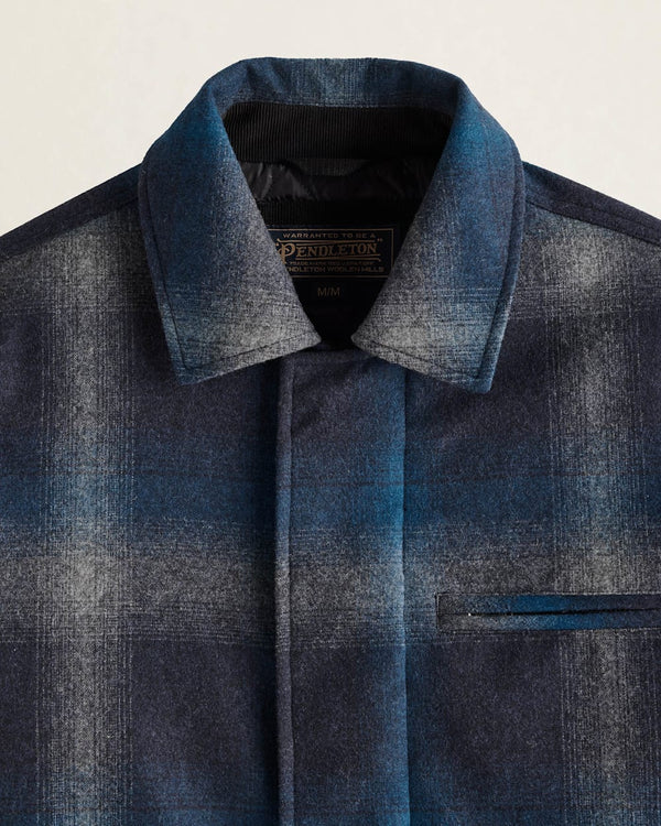Pendleton Men's Plaid Eugene Field Jacket - Broken horn
