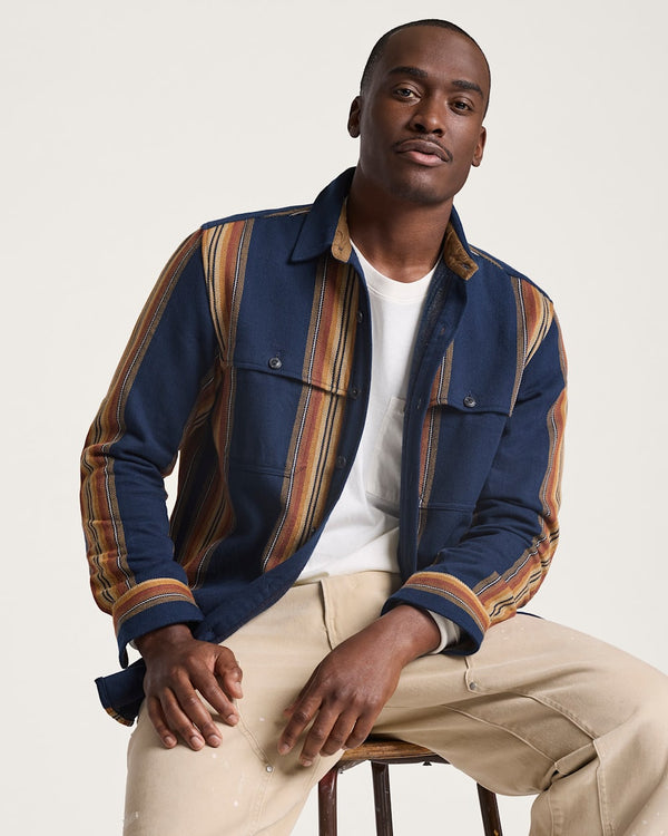 Pendleton Men's Weston Cotton Twill Shirt - Broken horn