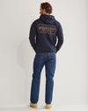 Pendleton Heritage Logo Hoody - Navy Blazer Gold - Broken horn