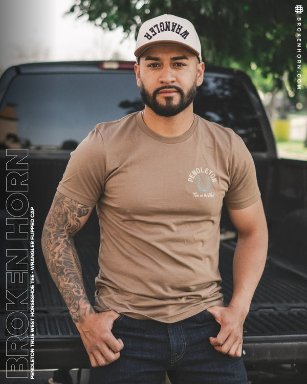 Pendleton True West Horseshoe Tee - Broken horn