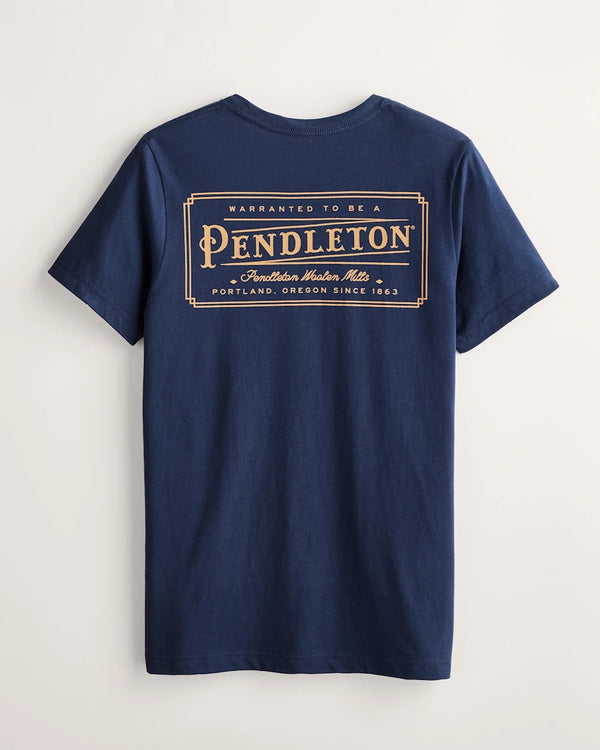 Pendleton Vintage Logo Graphic Tee - Broken horn