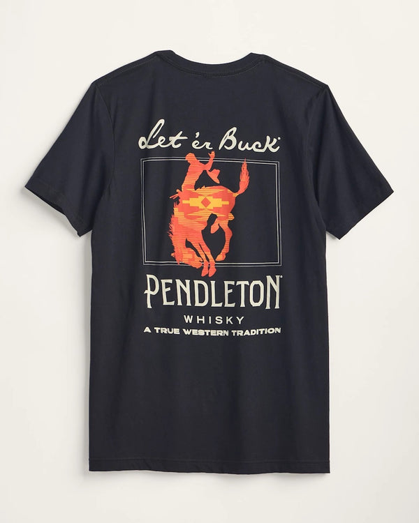 Pendleton Whisky Let'er Buck Tee - Broken horn